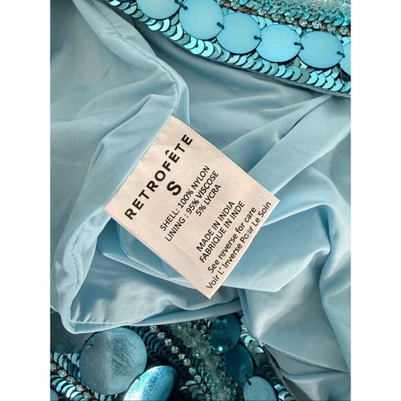 Retrofete Monae Sequin Dress Size Small $1195 - Picture 16 of 16